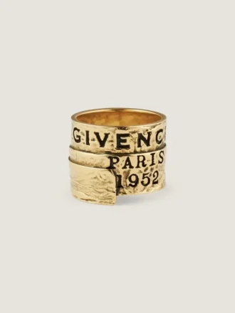 Anillo Tape de Givenchy en metal y esmalte