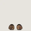 Bailarinas de corte cuadrado en piel de potro con estampado de leopardo