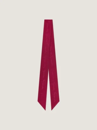 Bandeau de jacquard de seda avec la signature de Givenchy