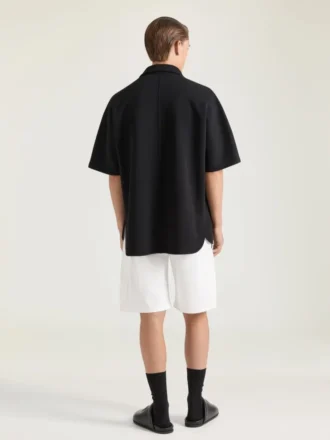 Bermudas cargo de denim en espiga