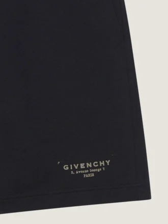 Bermudas de felpa con estampado del sello de Givenchy