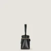 Bolsa de tocador Antigona en piel de becerro con cadena