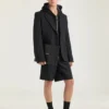 Bermudas de doble pliegue en lana