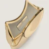 Bolso de mano Facet en piel con efecto espejo Bolso de mano Facet en piel con efecto espejo