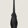 Bolso hobo mediano con cinturón en piel granulada Bolso hobo mediano con cinturón en piel granulada