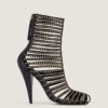 Botines Cage de piel con tachuelas Botines Cage de piel con tachuelas