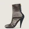 Botines Cage de piel con tachuelas Botines Cage de piel con tachuelas
