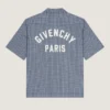 Camisa a cuadros de algodón con bordado de Givenchy Paris Camisa a cuadros de algodón con bordado de Givenchy Paris