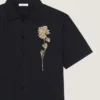 Camisa adornada de punto de algodón Camisa adornada de punto de algodón