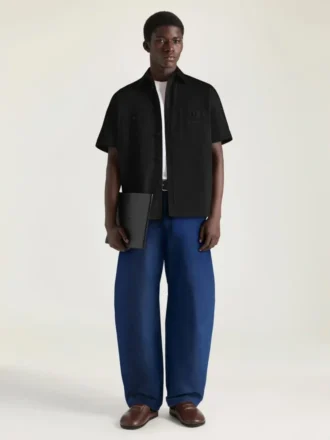 Camisa de alta costura en algodón con parche de Givenchy Paris