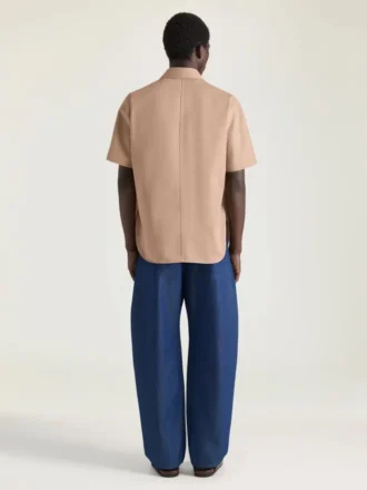 Camisa de alta costura en algodón con parche de Givenchy Paris