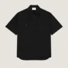 Camisa de alta costura en algodón con parche de Givenchy Paris