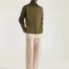 Camisa oversize con costuras de alta costura en algodón y parche de Givenchy Paris