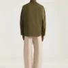 Camisa oversize con costuras de alta costura en algodón y parche de Givenchy Paris