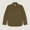 Camisa oversize con costuras de alta costura en algodón y parche de Givenchy Paris