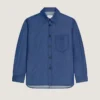 Camisa oversize de denim con costuras de alta costura y sello Givenchy