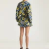 Pantalones cortos de viscosa con estampado floral Pantalones cortos de viscosa con estampado floral