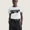 Camiseta de algodón con estampado de cinta Givenchy