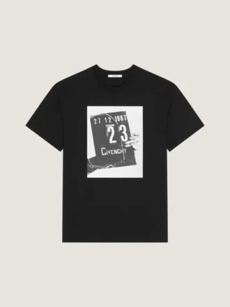 Camiseta de algodón con estampado de claqueta