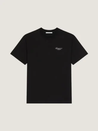 Camiseta de algodón con estampado del logotipo de Givenchy