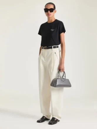 Camiseta de algodón con estampado del logotipo de Givenchy