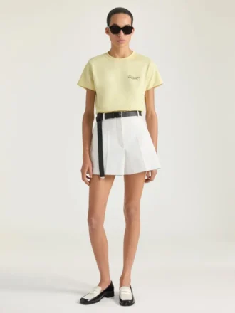 Camiseta de algodón con estampado del logotipo de Givenchy