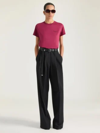 Camiseta de algodón con estampado del logotipo de Givenchy
