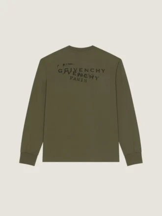 Camiseta de algodón con estampado del logotipo de Givenchy