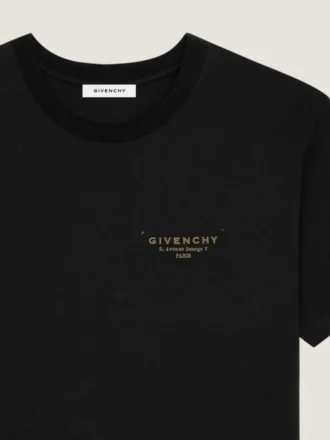 Camiseta de algodón con estampado del logotipo de Givenchy