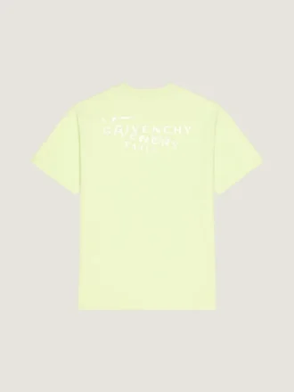 Camiseta de algodón con estampado del logotipo de Givenchy