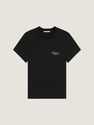 Camiseta de algodón con estampado del logotipo de Givenchy