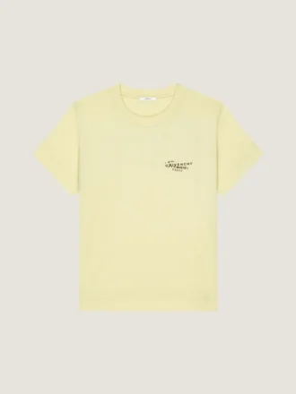 Camiseta de algodón con estampado del logotipo de Givenchy