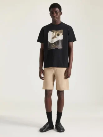 Camiseta de algodón con estampado surrealista