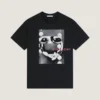 Camiseta de algodón con estampado surrealista Camiseta de algodón con estampado surrealista