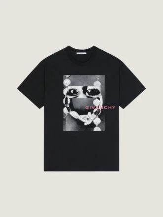 Camiseta de algodón con estampado surrealista