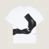 Camiseta de algodón con estampado surrealista Camiseta de algodón con estampado surrealista