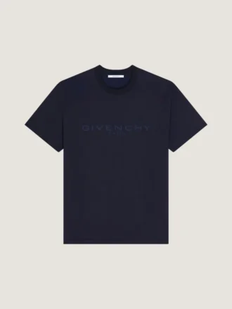 Camiseta de algodón y seda con jacquard Givenchy Paris