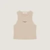 Camiseta sin mangas corta de algodón con estampado Givenchy Paris Camiseta sin mangas corta de algodón con estampado Givenchy Paris