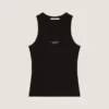 Camiseta sin mangas de corte ajustado de algodón con estampado Givenchy Paris Camiseta sin mangas de corte ajustado de algodón con estampado Givenchy Paris