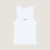 Camiseta sin mangas de corte ajustado de algodón con estampado Givenchy Paris Camiseta sin mangas de corte ajustado de algodón con estampado Givenchy Paris