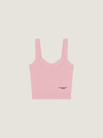 Camiseta sin mangas de lana y cachemira