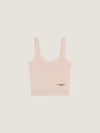 Camiseta sin mangas de lana y cachemira