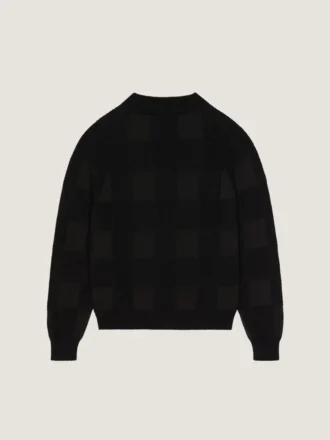 Cardigan con cremallera de algodón bordado con el logotipo de Givenchy Paris