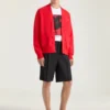 Cardigan de algodón con grosgrain de Givenchy Paris Cardigan de algodón con grosgrain de Givenchy Paris