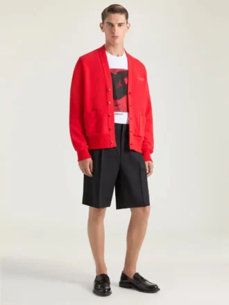 Cardigan de algodón con grosgrain de Givenchy Paris