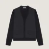 Cardigan de punto de algodón con jacquard Givenchy Paris Cardigan de punto de algodón con jacquard Givenchy Paris