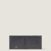 Cartera bicolor de piel con estampado Antigona Cartera bicolor de piel con estampado Antigona