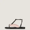 Chanclas bicolor Boudoir en piel napa Chanclas bicolor Boudoir en piel napa