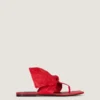 Chanclas Boudoir de piel napa con lazo Chanclas Boudoir de piel napa con lazo