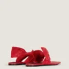 Chanclas Boudoir de piel napa con lazo Chanclas Boudoir de piel napa con lazo